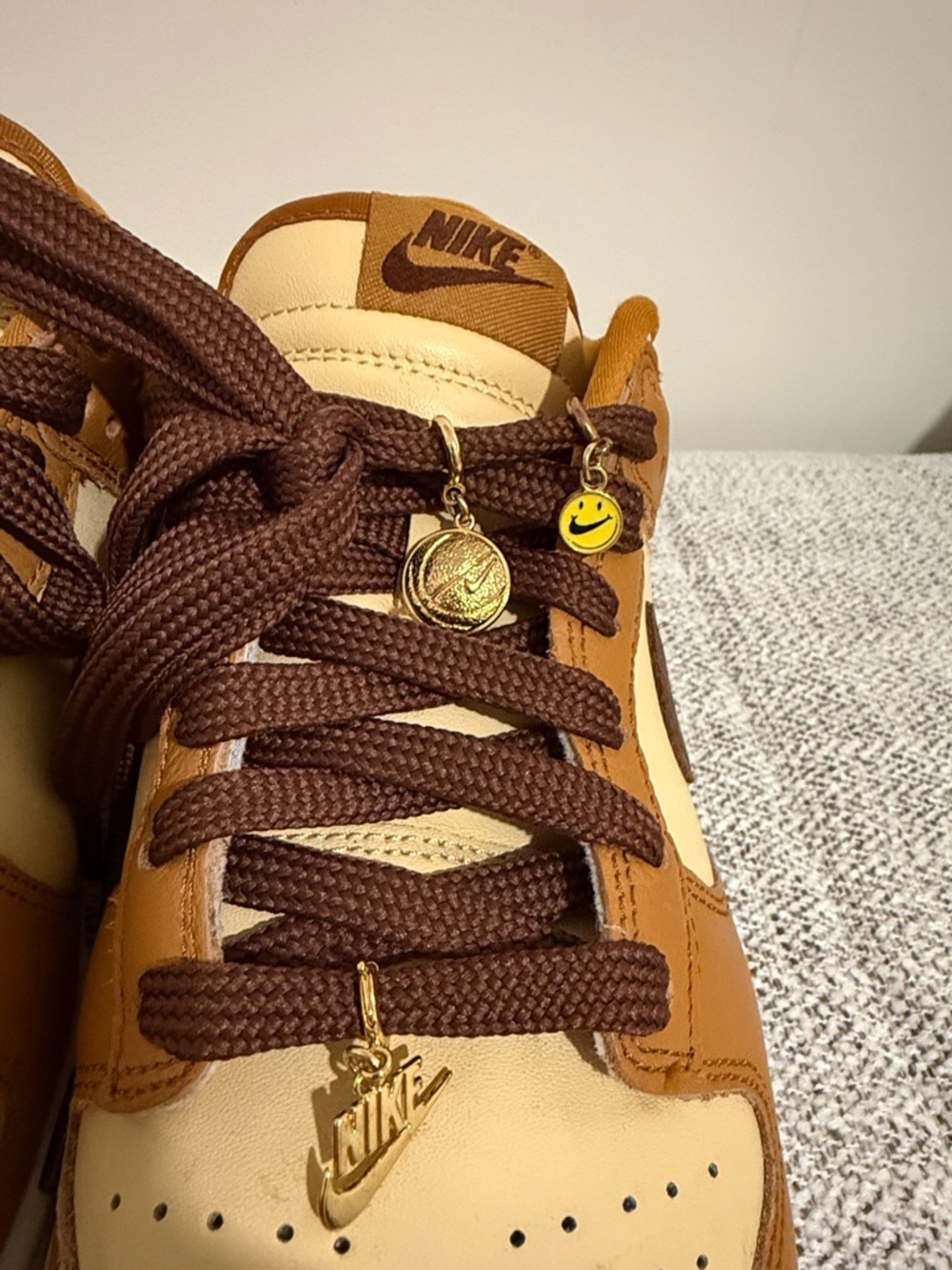 Nike Women’s Low-Top Sneakers in Tan and Brown - Picture 6 of 6